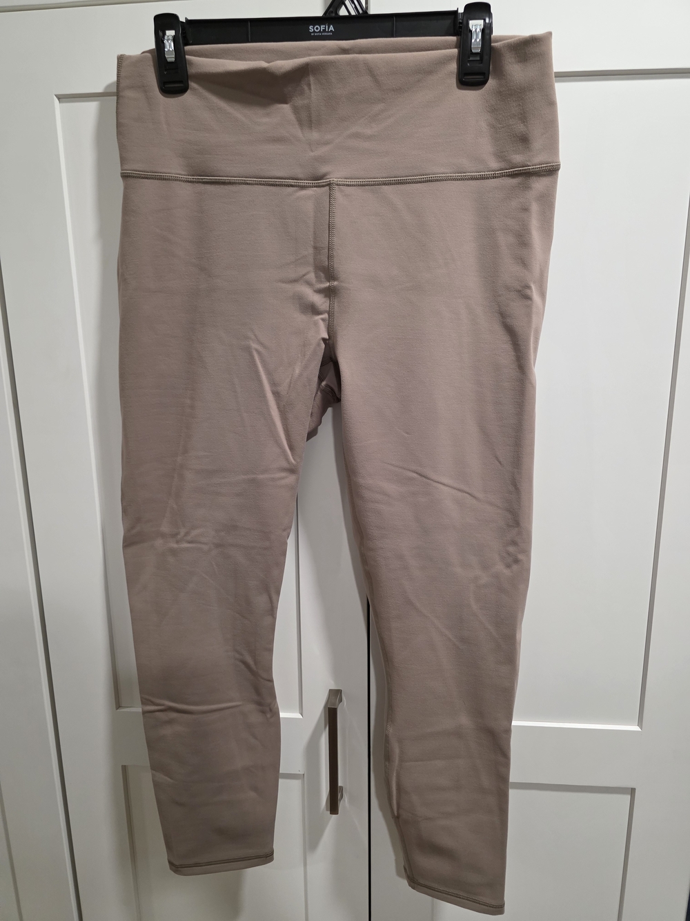 Fabletics High-Waist Leggings in Mauve Taupe
